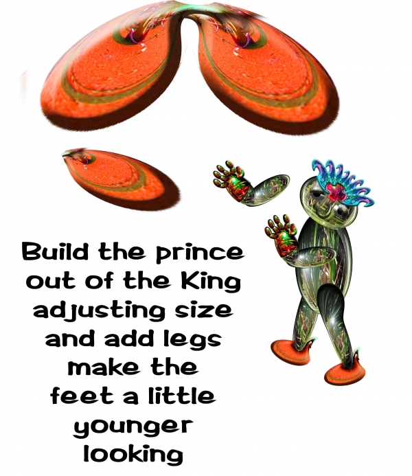 Creation of King Bloop and Prince Gloop: Step 10